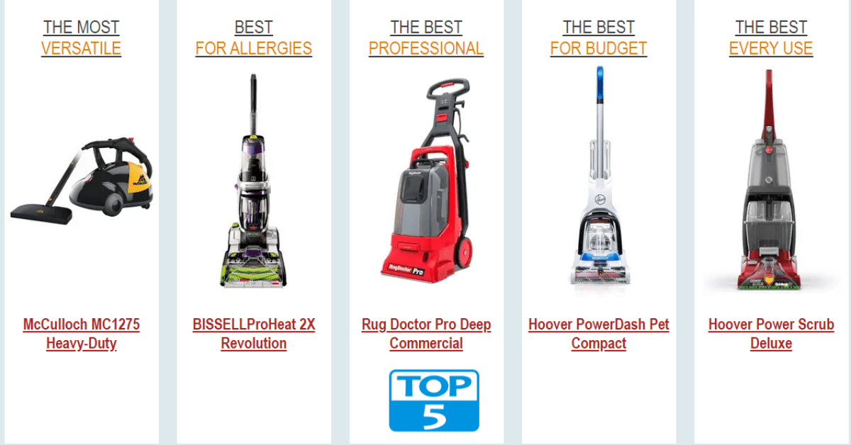 8 Best USA Made Vacuum Cleaners Ranked Brands, Manufacturers & Review