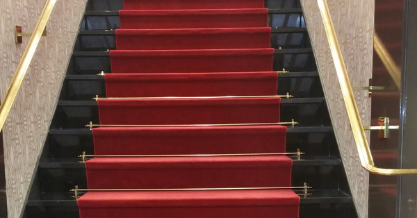 red carpet on stairs red carpet on stairs
