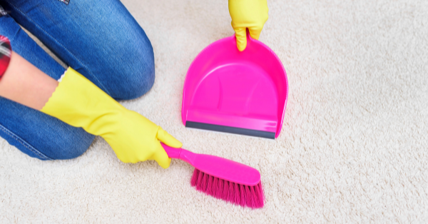 sweep carpet