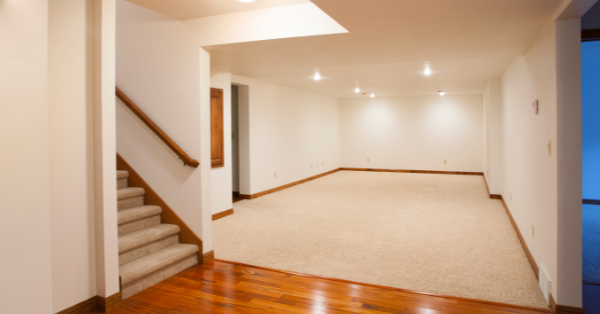 Carpet in Basement