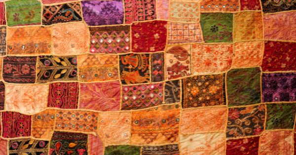 Traditional patchwork rugs