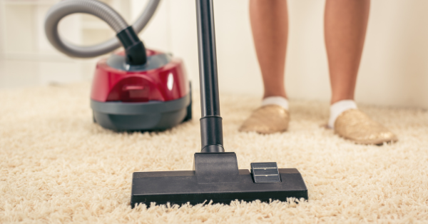 Vacuuming Carpet