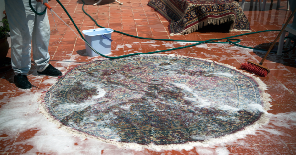 Washing rugs Washing rugs