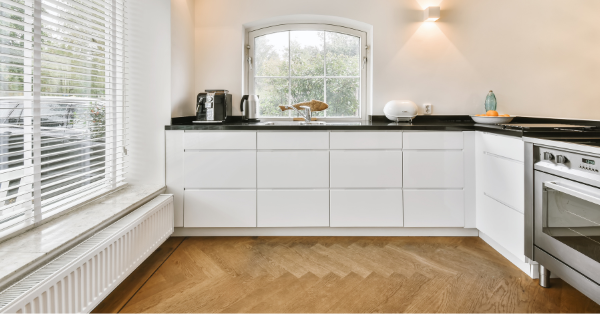 parquet in the kitchen