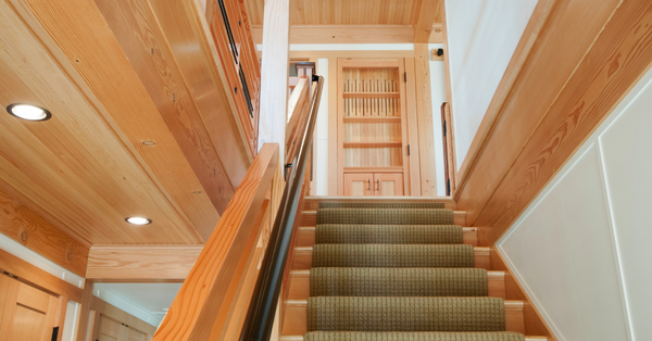 Staircase With Carpet