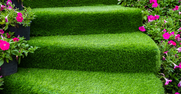 staircase artificial grass